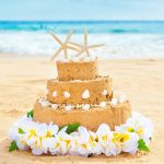 Wedding Cake made of sand